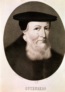 GUTENBERG Johannes: Retrato (aguafuerte)