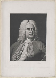 Georg Friedrich Haendel (imprimir) de Artist Unknown