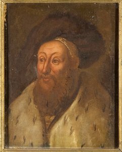 Georg es Le Barbu, duque de Sajonia (óleo sobre lienzo) de Artist Unknown