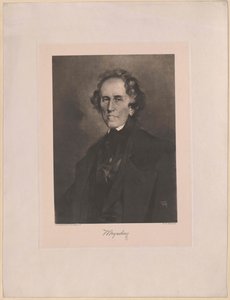 Giacomo Meyerbeer (print) de Artist Unknown
