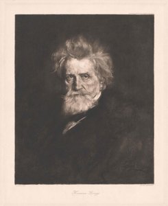 Hermann von Lingg (imprimir) de Artist Unknown