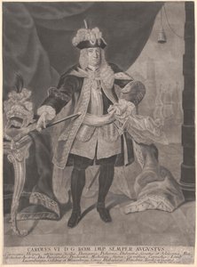 Carlos VI, emperador del Sacro Imperio Romano Germánico de Artist Unknown