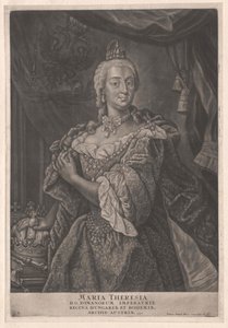 María Teresa, emperatriz del Sacro Imperio Romano Germánico de Artist Unknown