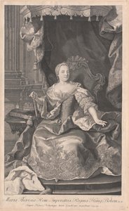 María Teresa, emperatriz del Sacro Imperio Romano Germánico de Artist Unknown
