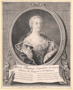 María Teresa, emperatriz del Sacro Imperio Romano Germánico de Artist Unknown