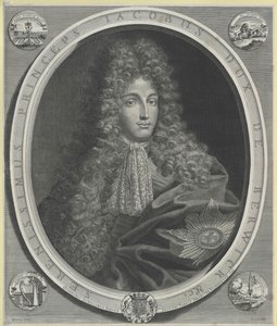 James Duque de Berwick Fitzjames (huella) de Artist Unknown