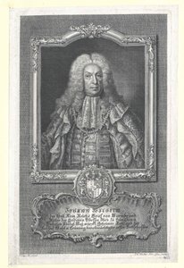 Johann William Conde de Wurmbrand-Stuppach (imprimir) de Artist Unknown