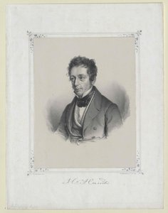 Johannes Carsten Hauch (imprimir) de Artist Unknown