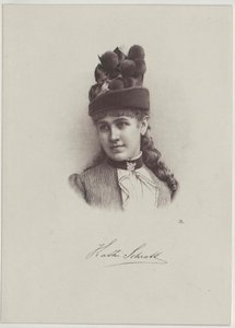 Katharina Schratt (imprimir) de Artist Unknown