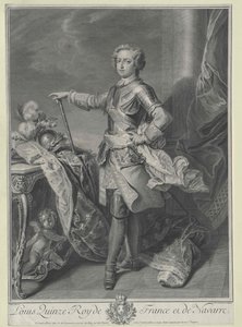 Rey de Francia Luis XV de Artist Unknown