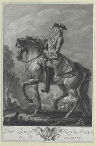 Rey de Francia Luis XV de Artist Unknown