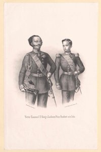 Rey de Italia Víctor Manuel II de Artist Unknown