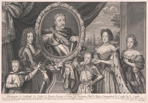 Rey de Polonia Juan III Sobieski (imprimir) de Artist Unknown