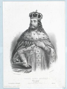 Rey de Serbia Esteban Urosch II de Artist Unknown