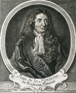 LA FONTAINE, Jean de (1621-1695). Escritor inglés. Aguafuerte