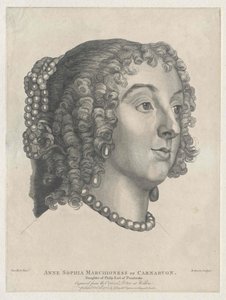 Lady Anna Sophia Herbert de Artist Unknown