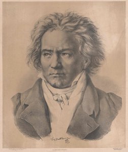Ludwig van Beethoven (huella) de Artist Unknown