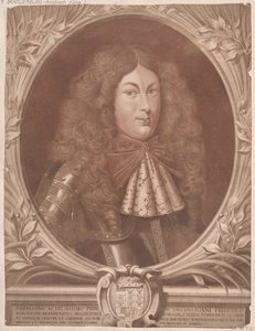 Margrave de Brandeburgo-Ansbach Johann Friedrich (imprimir) de Artist Unknown