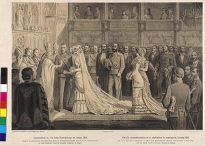 Matrimonio del príncipe heredero Rodolfo con la princesa Estefanía de Bélgica de Artist Unknown