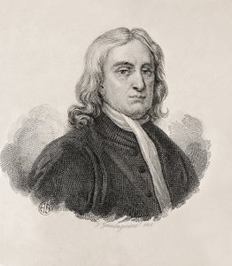 Newton, Sir Isaac (1642-1727). Matemático, físico y astrónomo inglés; GUADAGNINI, Gaetano (1800-1860). Grabador italiano. Retrato de Isaac Newton, obra de Gaetano Guadagnini. Grabado. ITALIA. LOMBARDÍA. Milán. Civica Raccolta delle Stampe "Achi de Artist Unknown