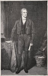 PEEL, Robert (1788-1850). Primer Ministro del Reino Unido (1834-1835 y 1841-1846). Grabado para Rafael Ward. Grabado. de Artist Unknown