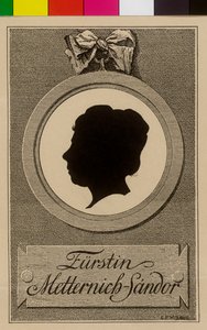 Pauline condesa Sandor von Slavnicza (impresión)