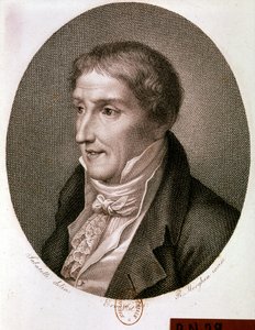 Retrato de Alessandro Volta (grabado) de Artist Unknown