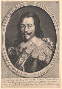 Príncipe de la Casa de Saxe-Weimar Bernard (imprimir) de Artist Unknown