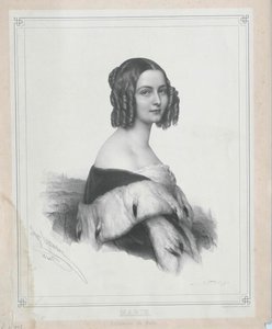 Princesa de Baden Marie (imprimir) de Artist Unknown