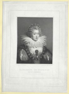Princesa de Francia Elisabeth (imprimir) de Artist Unknown