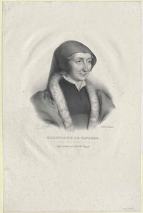 Princesa de Francia Margarita (imprimir) de Artist Unknown