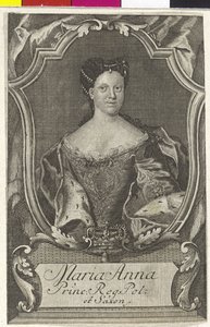 Princesa de Sajonia María Ana de Artist Unknown