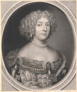 Princesa de palacio Elisabeth Charlotte (huella) de Artist Unknown