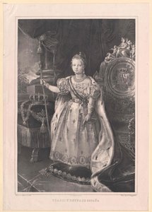 Reina de España Isabel II de Artist Unknown