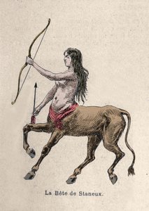 Representación de la Ilustración de la Bete de Staneux de Artist Unknown