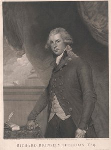 Richard Brinsley Sheridan de Artist Unknown
