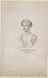 La emperatriz romana Plotina de Artist Unknown