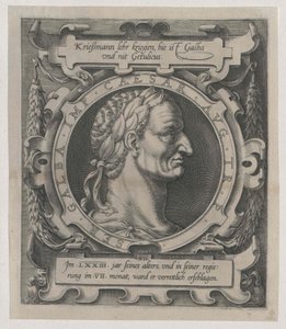 El emperador romano Galba (huella) de Artist Unknown