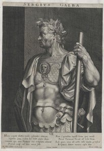 El emperador romano Galba de Artist Unknown