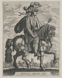 El emperador romano Galba de Artist Unknown