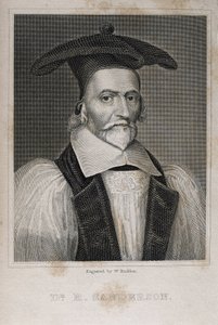 SANDERSON, Robert (1587-1663). Teólogo y casuista inglés. Grabado.