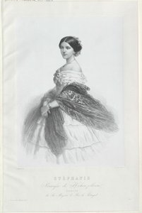 Estefanía Friederike de la Casa de Hohenzollern-Sigmaringen de Artist Unknown