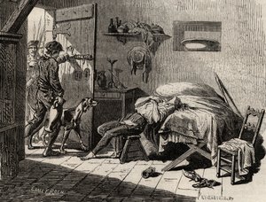La muerte de Condorcet en la cárcel el 28 de marzo de Artist Unknown