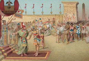 Regreso triunfal de Radamés, comandante del ejército egipcio, acto II, escena 2, de la ópera Aida de Giuseppe Verdi.
