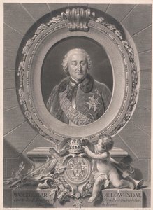 Valdemar conde Loewendal (impresión) de Artist Unknown
