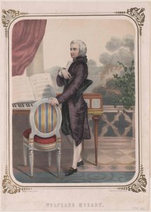 Wolfgang Amadeus Mozart de Artist Unknown