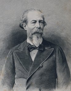 ZORRILLA Y MORAL, José (1817-1893). Poeta y dramaturgo romántico español. Grabado de Artist Unknown
