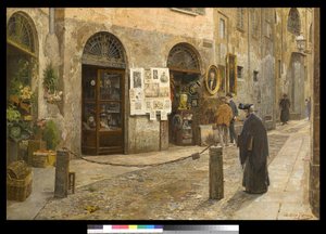 Via San Bernardino alle Ossa en Milán, Italia, 1912