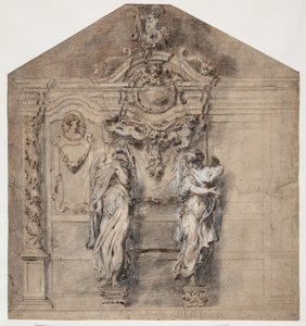 Diseño para un confesionario de Artus Quellinus d.Y.