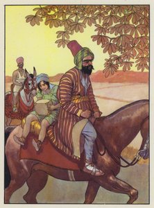 Ilustración para Los viajes de Gulliver de Jonathan Swift de Artus Scheiner